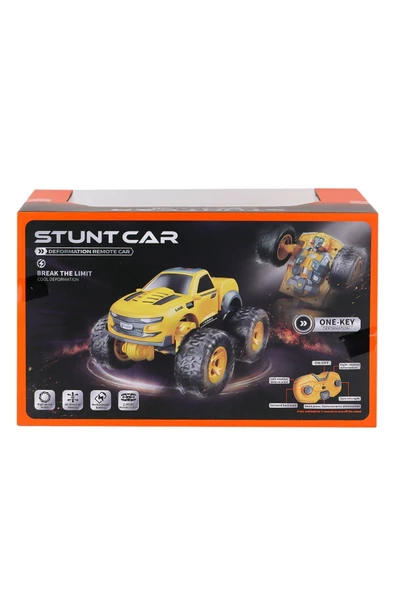 CAN OYUNCAK Uzaktan Kumandalı Robota Dönüşebilen Sarı Kamyon Oyuncak 1/20 - Resim 7