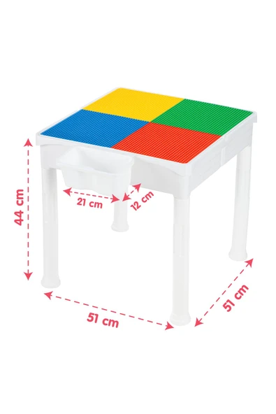 CREATİVE GAMES Mega Aktivite Masası Lego Classic Uyumlu - Resim 2