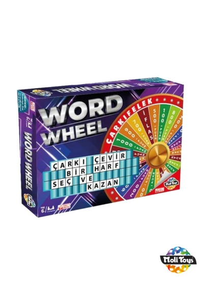 Mini Baby Kids Word Wheel Çarkı Felek Oyunu - 2