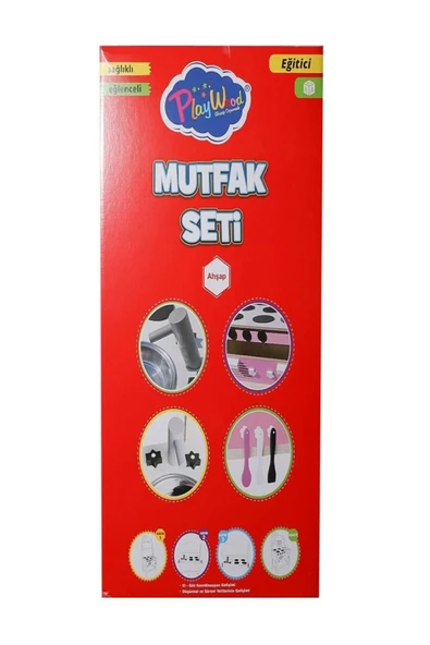 Fark Teknoloji Onyıl Oyuncak Ahşap Mutfak Seti - 2