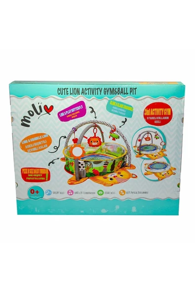 TWOX Dean  MOL-062 MOL-093 Kutulu 2 Asortili  Top Havuzlu Oyun Halısı - Asya Oyuncak - 2