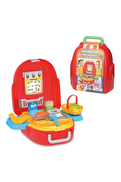 Dede Oyuncak Candy&ken Market Temalı Set Sırt Çantası - 2