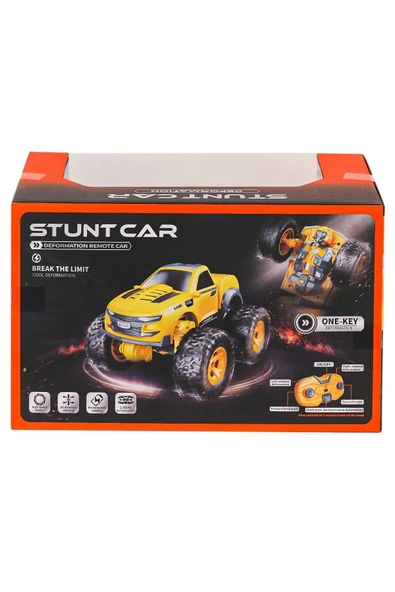 CAN OYUNCAK Uzaktan Kumandalı Robota Dönüşebilen Sarı Kamyon Oyuncak 1/20 - Resim 2