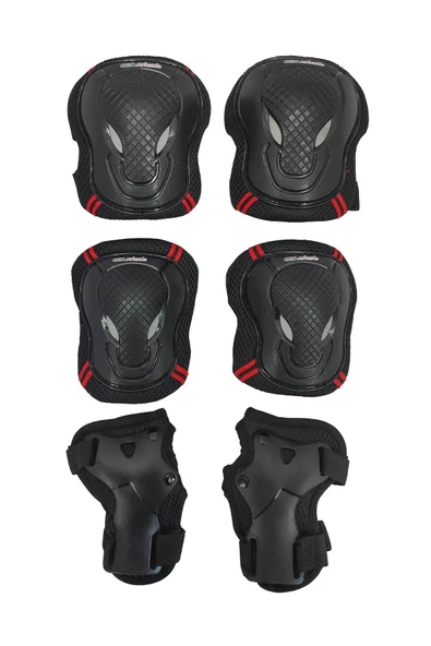 Cool Wheels Çocuk Scooter & Paten Koruma Seti – Kaliteli Dizlik ve Dirseklik Seti (S) Kırmızı FR3771 - 2