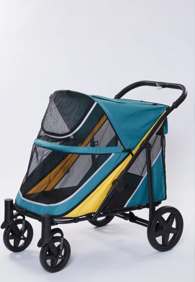 Tommy Evcil Hayvan Arabası Turkuaz 112*65*100cm Max 40kg - Resim 2