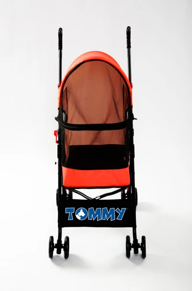 Tommy Evcil Hayvan Arabası Kırmızı 76.5*44*99cm Max 15kg - Resim 2