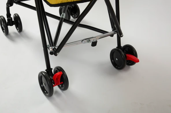 Tommy Evcil Hayvan Arabası Kırmızı 76.5*44*99cm Max 15kg - Resim 3