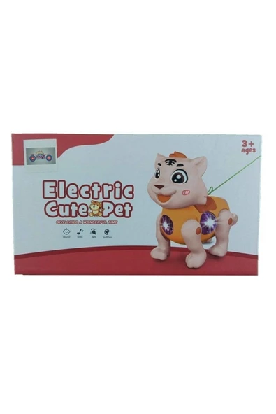 CanEm Aya Toys Sesli Ve Işıklı Sevimli Evcil Hayvanlar Kedi ürün görseli
