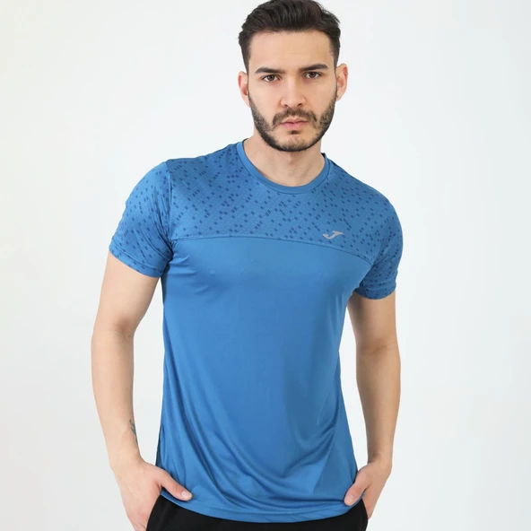 Joma Erkek Günlük T-Shirt Raven 4231102 T-SHIRT B.YAKA POLY. RAVEN M - Resim 2