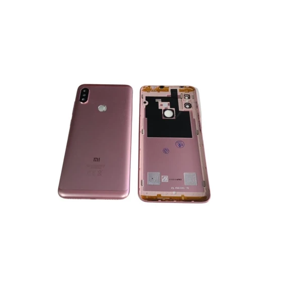 Xiaomi Redmi Note 6 Pro Uyumlu Kasa Kapak ( Pil Kapağı ) Rose Gold