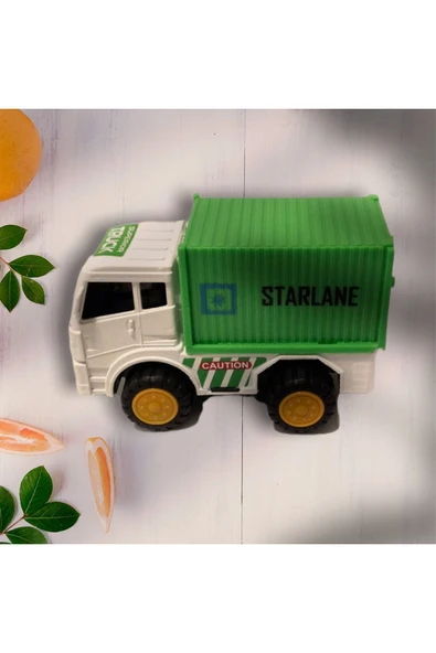 MR Store Sürtmeli Mekanizmalı Oyuncak Çöp Kamyonu - Resim 2