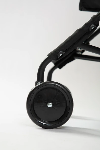 Tommy Evcil Hayvan Arabası Siyah 76.5*44*99cm Max 15kg - Resim 4