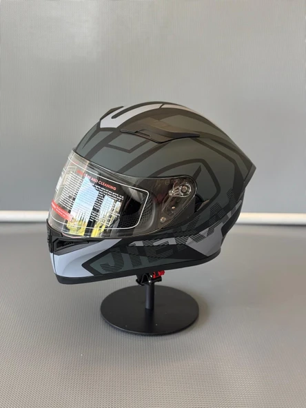 JK 316 J1 GREY Full Face Motosiklet Kaskı - 2