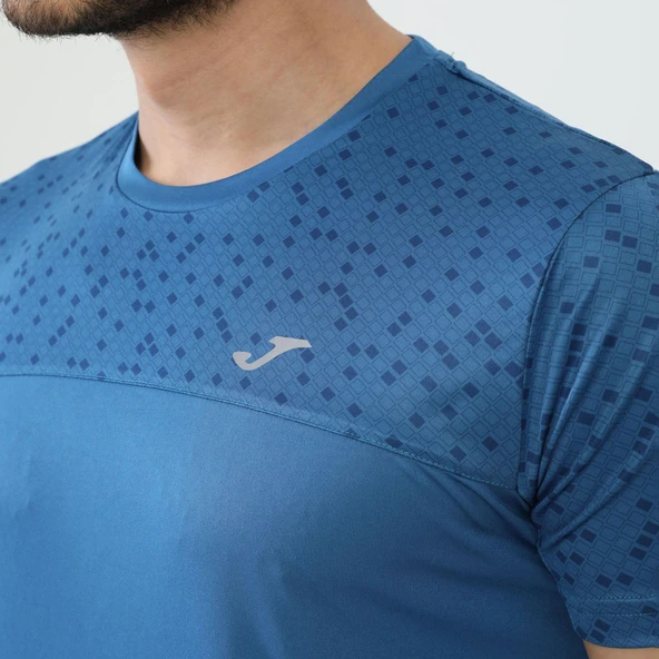 Joma Erkek Günlük T-Shirt Raven 4231102 T-SHIRT B.YAKA POLY. RAVEN M - Resim 4