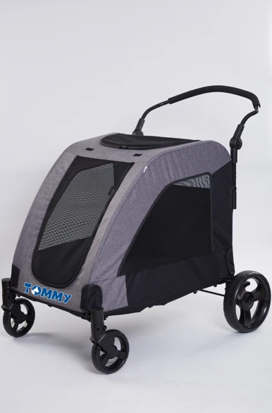 Tommy Evcil Hayvan Arabası Gri 97*84*119cm Max 60kg ürün görseli