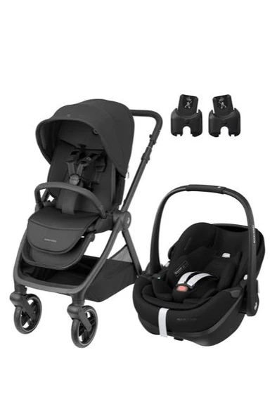 Maxi-Cosi Oxford-Pebble 360 Pro Çift Yönlü Seyahat Sistem Bebek Arabası Twillic Black ürün görseli 1