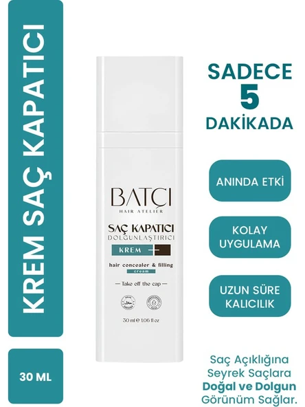 Batçı Saç Kapatıcı Dolgunlaştırıcı Sıvı Krem 30 ml One Size - Resim 5