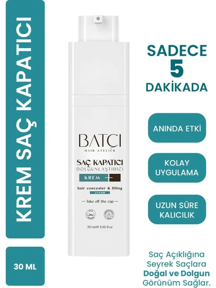 Batçı Saç Kapatıcı Dolgunlaştırıcı Sıvı Krem 30 ml One Size ürün görseli