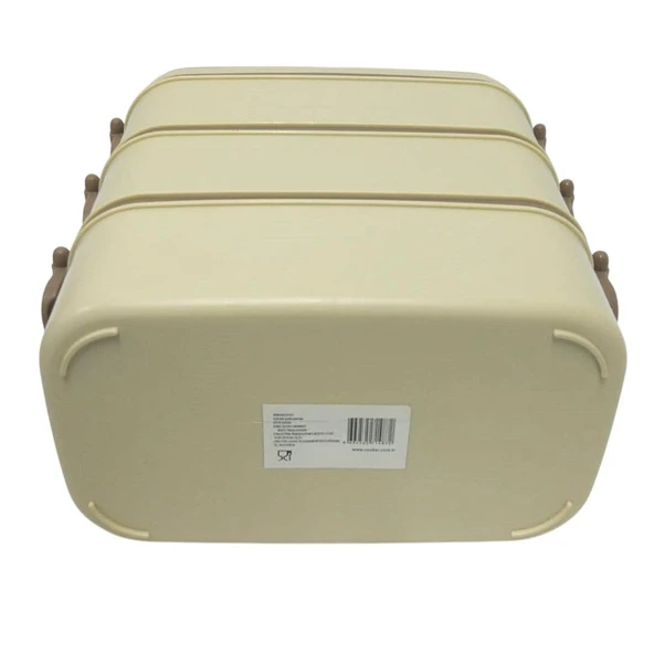 Cooker Çelik Hazneli Üçlü Taşıma-Saklama Kabı Yk1612 - 4