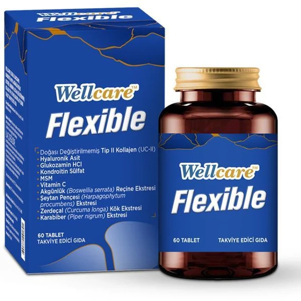 Wellcare Collagen Flexible Eklem 60 Tablet ürün görseli 1