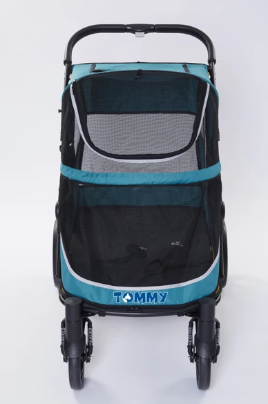 Tommy Evcil Hayvan Arabası Turkuaz 112*65*100cm Max 40kg ürün görseli