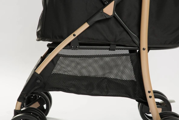 Tommy Evcil Hayvan Arabası Siyah 67*47*98cm Max 15kg - Resim 5