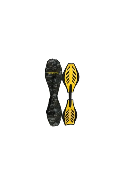 Balabala Waveboard 2021831007 - Yeni Nesil 2 Teker Kaykay Waveboard Taşıma Çantalı Tek Ebat Sarı - 5