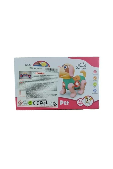 CanEm Aya Toys Sesli Ve Işıklı Sevimli Evcil Hayvanlar Köpek - 2