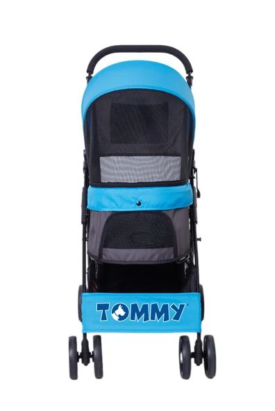 Tommy Evcil Hayvan Arabası Mavi 67*47*98cm Max 15kg ürün görseli