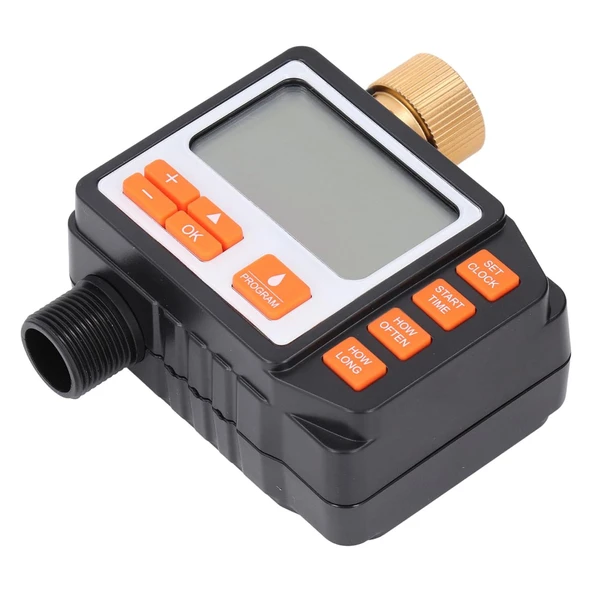 Dijital Hortum Su Musluğu Zamanlayıcı, Bahçe Sulama Sistemi Kontrolörü, Sulama Bilgisayarı, Su Geçirmez - Resim 3