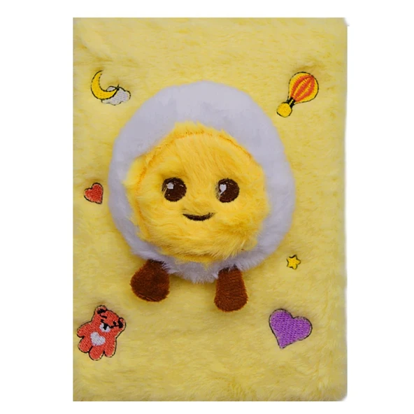 Gen-Of Süper Hayvanlar Peluş Hatıra Ve Not Defteri A5 Çizgili 80 Yaprak (PD106) - Resim 3