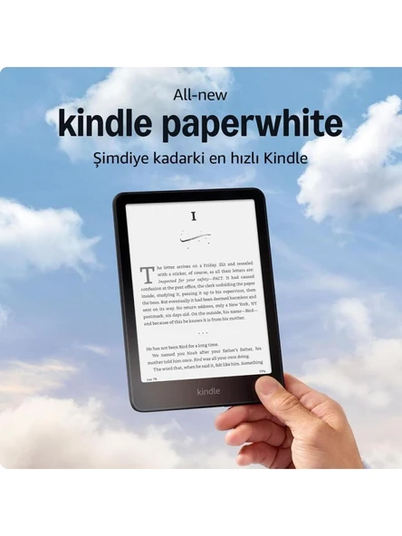 Amazon Kindle Paperwhite 32GB 12. Nesil 7" Siyah / Reklamsız E-Kitap Okuyucu - Resim 4