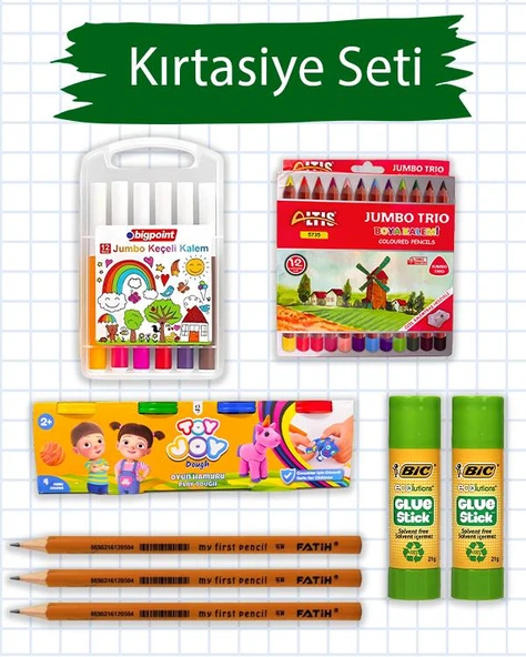 Temel Okul Kırtasiye Seti 8