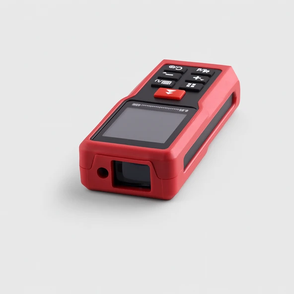 40 Metre Lazer Metre Mesafe Ölçer Hassas Dijital İnşaat Ölçüm Aleti Alan Ölçer Lazerli Ölçüm Cihazı - Resim 4