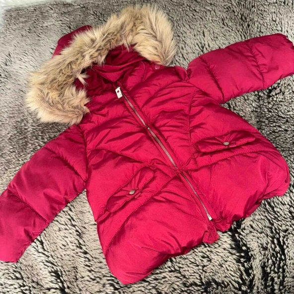 Zara Baby Bordo Çocuk Şişme Mont - 1