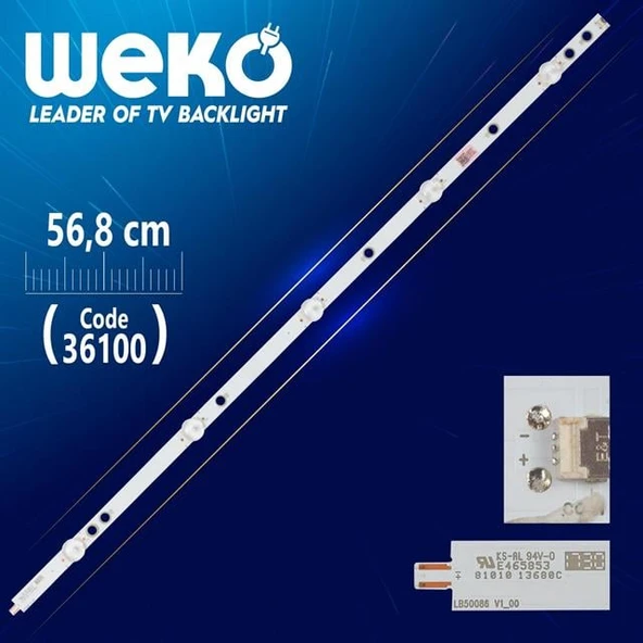 LB50086 V1_00 210BZ05DR 56.8 Cm Tv Led Bar ( Tvnizin içindeki led barla aynısı olduğunu görmeden almayınız. Led bar ürünlerinde paket açıldığında iade kabul edilmemektedir. ) ürün görseli