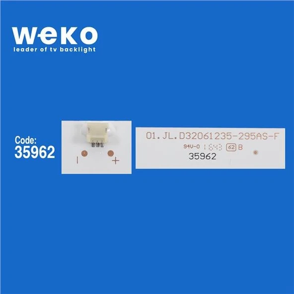 Wkset-6254 35962X3 Jl.D32061235-295As-F 3 Adet Led Bar ( Tvnizin içindeki led barla aynısı olduğunu görmeden almayınız. Led bar ürünlerinde paket açıldığında iade kabul edilmemektedir. ) - Resim 2