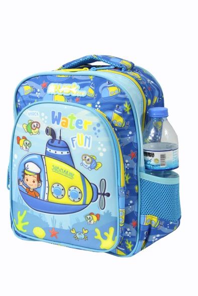MUST 585024 Sea Submarine Anaokulu Sırt Çantası-Mavi ürün görseli