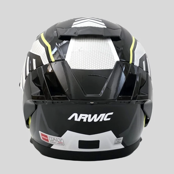 Arwic Pro Model Kapalı (Full Face) Motosiklet Kaskı – AR939 - 3