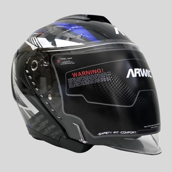 Arwic Street Model Yarım Motosiklet Kaskı – AR836 - 7