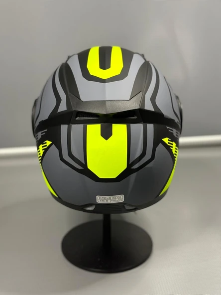Jk 115 Güneş Vizörlü Çene Açılır Kask Z1 YELLOW - 4