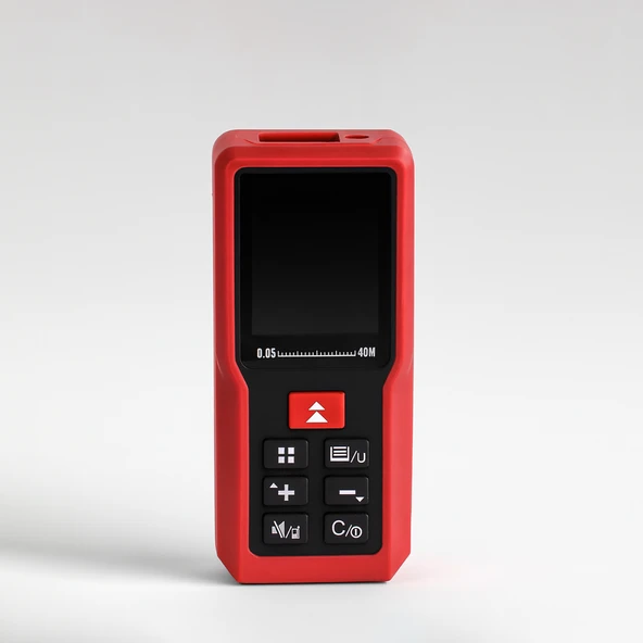 40 Metre Lazer Metre Mesafe Ölçer Hassas Dijital İnşaat Ölçüm Aleti Alan Ölçer Lazerli Ölçüm Cihazı ürün görseli
