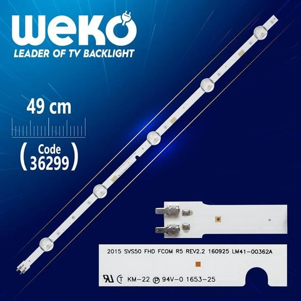 2015 SVS50 FHD FCOM R5 REV2,2 160925 LM41-00362A 5 LEDLİ 49 CM - Tv Led Bar - 1