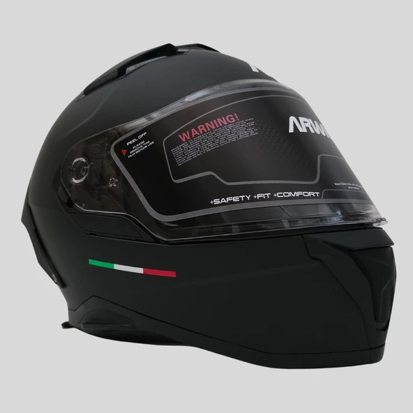 Arwic Mat Kapalı (Full Face) Motosiklet Kaskı – AR939