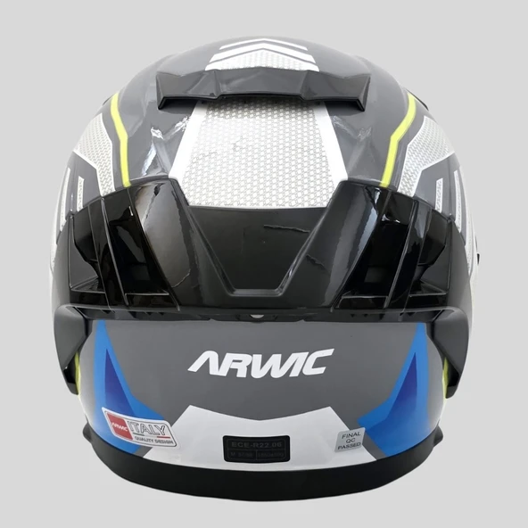 Arwic Pro Model Kapalı (Full Face) Motosiklet Kaskı – AR939 - 9