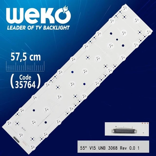 55'' V15 UNB 3068 REV 0.0 1 A - 57.5 Cm 30 Ledli - WK-1232 Led Tv Bar ürün görseli 1