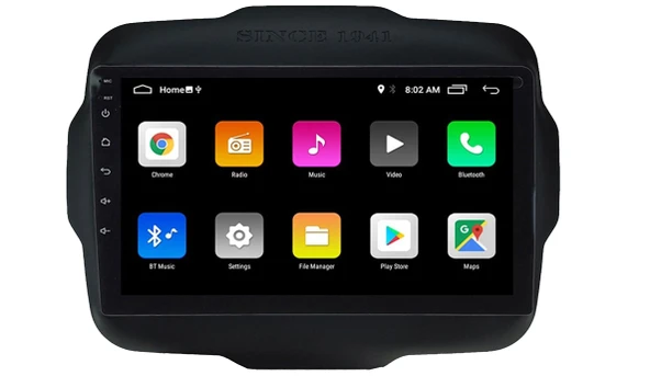 Navismart Multimedya - 8 Çekirdek İşlemci, 8GB RAM, 128GB HAFIZA Jeep Renegade (2016-2018) ile uyumlu ürün görseli