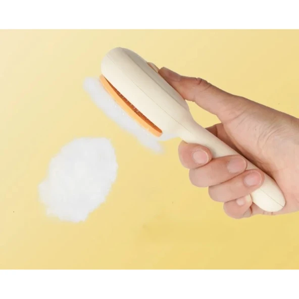 Periboia Evcil Hayvan Yuvarlak Basmalı Tarak - 2