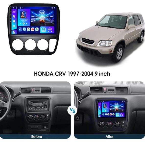 Navismart Multimedya - 8 Çekirdek İşlemci, 8GB RAM, 128GB HAFIZA Honda Crv (1998) ile uyumlu - Resim 3