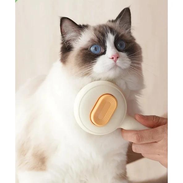 Periboia Evcil Hayvan Yuvarlak Basmalı Tarak